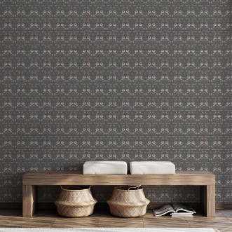 Picture of Indian Flowers in Green - 1032801-03